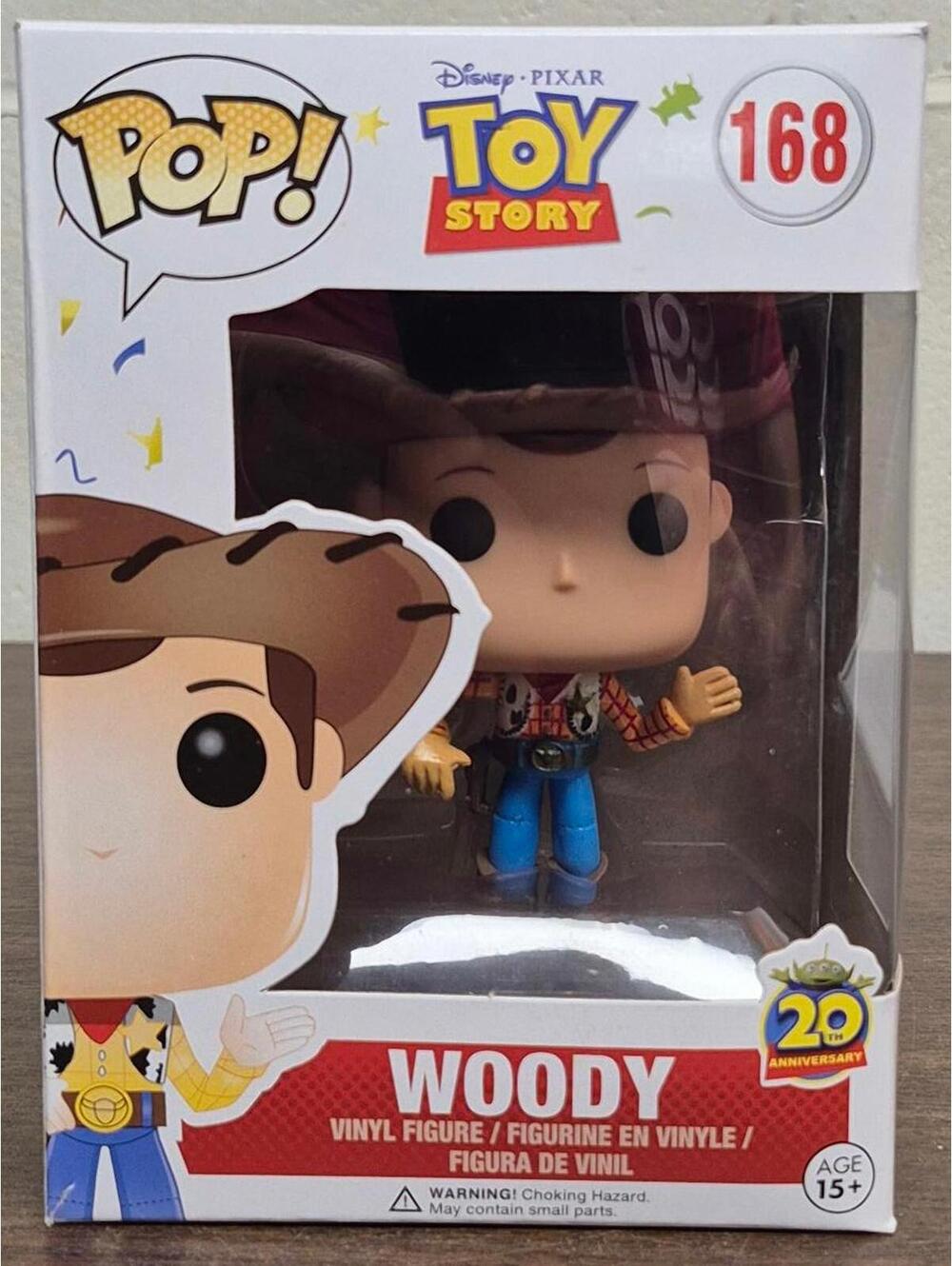 Funko Pop! Toy Story Woody (20th Anniversary) - Vinyl Figure #168